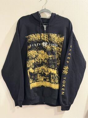 Sleep Token Size XL Even In Arcadia Cover Full Zip Hoodie Graphic Band Tour